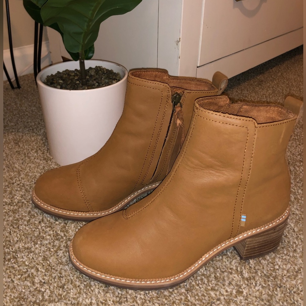 Toms Marina Brown Chelsea Boots